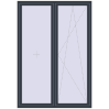 Pricing Tilt-and-Turn 1600x2300 mm REHAU ENERGY-SAVING SYNEGO MD ANTHRACITE_GREY_STRUKTURAL external