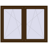 Ustalenie cen Okna skrzydłowe 1395x1100 mm REHAU ENERGY-SAVING SYNEGO MD DARK_OAK zewnętrzny