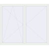 Pricing Tilt-and-Turn 2600x2200 mm REHAU OPTIMUM EURO-DESIGN 70 RAL 9016 Traffic white two-sided