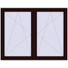 Pricing Tilt-and-Turn 1755x1355 mm REHAU ENERGY-SAVING SYNEGO MD CHOCOLATE_BROWN two-sided