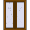 Pricing Tilt-and-Turn 1060x1360 mm REHAU OPTIMUM EURO-DESIGN 70 GOLDEN OAK external