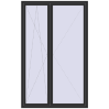 Pricing Tilt-and-Turn 1500x2400 mm REHAU ENERGY-SAVING SYNEGO MD BLACK_STRUCTURAL external