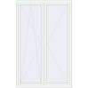 Pricing Tilt-and-Turn 1500x2300 mm REHAU ENERGY-SAVING SYNEGO MD RAL 9016 Traffic white two-sided