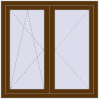 Pricing Tilt-and-Turn 1100x1100 mm KORSA OPTIMUM REHAU EURO 70