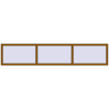 Pricing Tilt-and-Turn 3000x600 mm REHAU OPTIMUM EURO-DESIGN 70 GOLDEN OAK external
