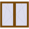 Ustalenie cen Okna skrzydłowe 1740x1505 mm REHAU ENERGY-SAVING SYNEGO MD GOLDEN OAK zewnętrzny