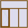 Pricing Tilt-and-Turn 1800x1800 mm REHAU OPTIMUM EURO-DESIGN 70 GOLDEN OAK external