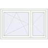Pricing Tilt-and-Turn 1400x900 mm REHAU ENERGY-SAVING SYNEGO MD RAL 9016 Traffic white two-sided