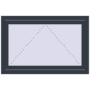 Pricing Tilt-and-Turn 1150x750 mm REHAU OPTIMUM EURO-DESIGN 70 ANTHRACITE_GREY_STRUKTURAL two-sided