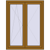 Pricing Tilt-and-Turn 1000x1300 mm REHAU ENERGY-SAVING SYNEGO MD LIGHT_OAK external