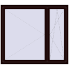 Pricing Tilt-and-Turn 1600x1400 mm REHAU OPTIMUM EURO-DESIGN 70 CHOCOLATE_BROWN two-sided