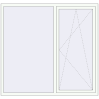 Pricing Tilt-and-Turn 1800x1700 mm REHAU ENERGY-SAVING SYNEGO MD RAL 9016 Traffic white two-sided