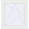 Pricing Tilt-and-Turn 940x1000 mm REHAU ENERGY-SAVING SYNEGO MD RAL 9016 Traffic white two-sided