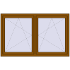 Ustalenie cen Okna skrzydłowe 1695x1040 mm REHAU ENERGY-SAVING SYNEGO MD GOLDEN OAK dwustronny
