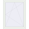 Pricing Tilt-and-Turn 1070x1430 mm REHAU ENERGY-SAVING SYNEGO MD RAL 9016 Traffic white two-sided