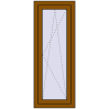 Pricing Tilt-and-Turn 500x1300 mm REHAU OPTIMUM EURO-DESIGN 70 GOLDEN OAK external