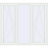 Pricing Tilt-and-Turn 1850x1650 mm REHAU ENERGY-SAVING SYNEGO MD RAL 9016 Traffic white two-sided