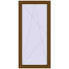Pricing Tilt-and-Turn 900x1900 mm REHAU OPTIMUM EURO-DESIGN 70 WALNUT external