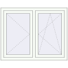 Pricing Tilt-and-Turn 1180x930 mm REHAU OPTIMUM EURO-DESIGN 70 RAL 9016 Traffic white two-sided