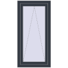 Pricing Tilt-and-Turn 600x1200 mm REHAU OPTIMUM EURO-DESIGN 70 ANTHRACITE_GREY_STRUKTURAL two-sided