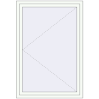 Pricing Tilt-and-Turn 1050x1600 mm REHAU OPTIMUM EURO-DESIGN 70 RAL 9016 Traffic white two-sided
