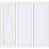 Pricing Tilt-and-Turn 1600x1505 mm REHAU OPTIMUM EURO-DESIGN 70 RAL 9016 Traffic white two-sided