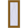 Pricing Tilt-and-Turn 600x1400 mm REHAU ENERGY-SAVING SYNEGO MD LIGHT_OAK external
