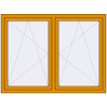 Pricing Tilt-and-Turn 1600x1200 mm ALU STANDARD 72 RAL 1006 Maize yellow two-sided