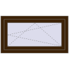 Pricing Tilt-and-Turn 1000x550 mm REHAU OPTIMUM EURO-DESIGN 70 DARK_OAK two-sided