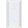 Pricing Tilt-and-Turn 800x1500 mm REHAU OPTIMUM EURO-DESIGN 70 RAL 9016 Traffic white two-sided