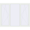 Pricing Tilt-and-Turn 2400x1900 mm REHAU OPTIMUM EURO-DESIGN 70 RAL 9016 Traffic white two-sided