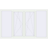 Pricing Tilt-and-Turn 2300x1400 mm REHAU OPTIMUM EURO-DESIGN 70 RAL 9016 Traffic white two-sided