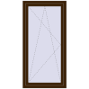 Pricing Tilt-and-Turn 800x1600 mm REHAU OPTIMUM EURO-DESIGN 70 DARK_OAK two-sided