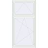 Pricing Tilt-and-Turn 1000x2000 mm REHAU OPTIMUM EURO-DESIGN 70 RAL 9016 Traffic white two-sided