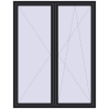Pricing Tilt-and-Turn 1700x2200 mm REHAU ENERGY-SAVING SYNEGO MD BLACK_ULTI-MATT external