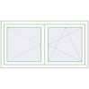 Pricing Tilt-and-Turn 1400x750 mm REHAU OPTIMUM EURO-DESIGN 70 RAL 9016 Traffic white two-sided