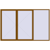 Pricing Tilt-and-Turn 3600x2300 mm REHAU OPTIMUM EURO-DESIGN 70 GOLDEN OAK two-sided