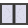 Pricing Tilt-and-Turn 1500x1200 mm REHAU ENERGY-SAVING SYNEGO MD BASALT_GREY two-sided