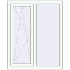 Pricing Tilt-and-Turn 1000x1200 mm REHAU OPTIMUM EURO-DESIGN 70 RAL 9016 Traffic white two-sided