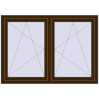 Pricing Tilt-and-Turn 1485x1040 mm REHAU ENERGY-SAVING SYNEGO MD DARK_OAK two-sided