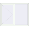 Pricing Tilt-and-Turn 1460x1160 mm REHAU OPTIMUM EURO-DESIGN 70 RAL 9016 Traffic white two-sided