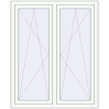 Pricing Tilt-and-Turn 1240x1420 mm REHAU OPTIMUM EURO-DESIGN 70 RAL 9016 Traffic white two-sided