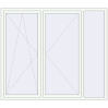 Pricing Tilt-and-Turn 2080x1800 mm REHAU OPTIMUM EURO-DESIGN 70 RAL 9016 Traffic white two-sided