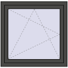 Pricing Tilt-and-Turn 910x890 mm KORSA ENERGY-SAVING REHAU SYNEGO MD