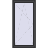 Pricing Okna skrzydłowe 900x1800 mm REHAU OPTIMUM EURO-DESIGN 70 ANTHRACITE_GREY_GLATT zewnętrzny