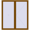 Pricing Tilt-and-Turn 2000x2200 mm REHAU ENERGY-SAVING SYNEGO MD GOLDEN OAK two-sided
