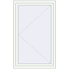 Pricing Tilt-and-Turn 900x1500 mm REHAU OPTIMUM EURO-DESIGN 70 RAL 9016 Traffic white two-sided