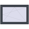 Pricing Tilt-and-Turn 1240x850 mm REHAU OPTIMUM EURO-DESIGN 70 ANTHRACITE_GREY_STRUKTURAL external