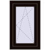 Pricing Tilt-and-Turn 530x790 mm REHAU OPTIMUM EURO-DESIGN 70 BLACK_BROWN external