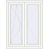 Pricing Tilt-and-Turn 900x1200 mm REHAU ENERGY-SAVING SYNEGO MD RAL 9016 Traffic white two-sided
